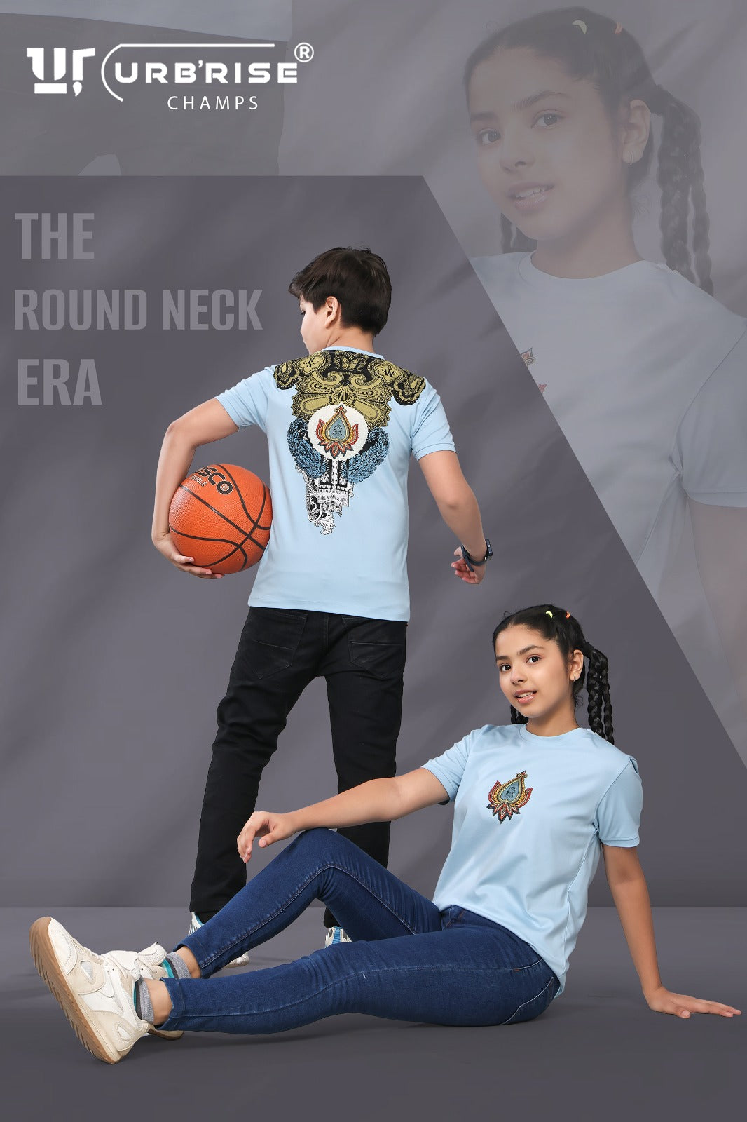 Style No 1261-1268 Urbanrise Imported Unisex Kids Tshirt Wholesaler