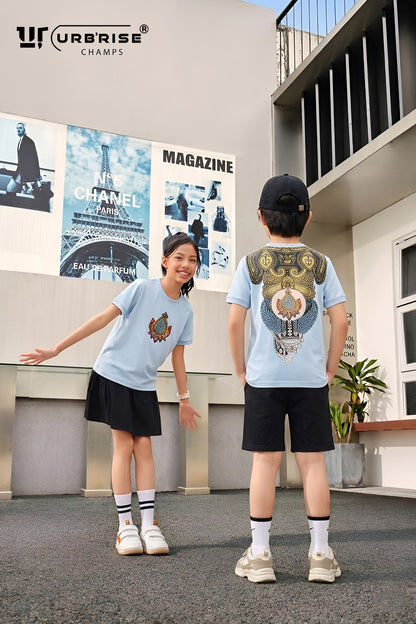 Style No 1261-1268 Urbanrise Imported Unisex Kids Tshirt Wholesaler