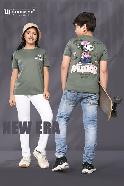 Style No 1261-1268 Urbanrise Imported Unisex Kids Tshirt Wholesaler
