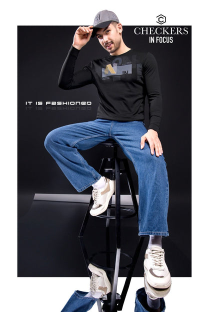 Style 171-178 Checkers Canvas Mens Tshirts Wholesaler India