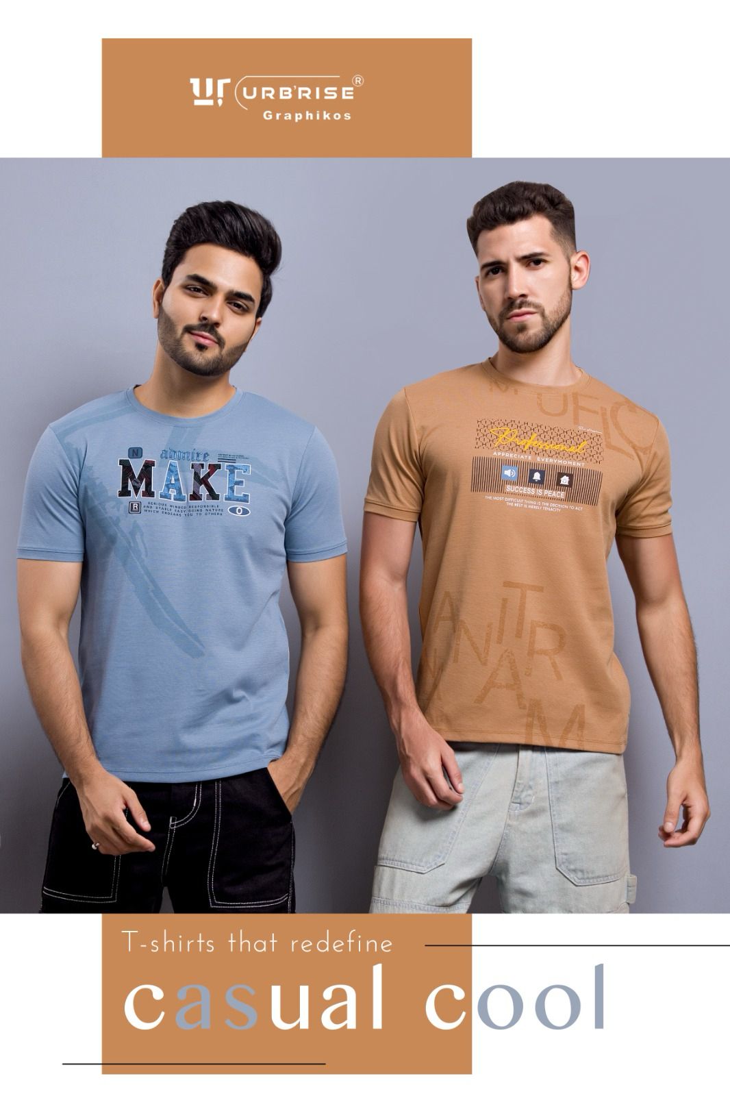 Style 1865-1872 Urbanrise Canvas Mens Tshirts Supplier
