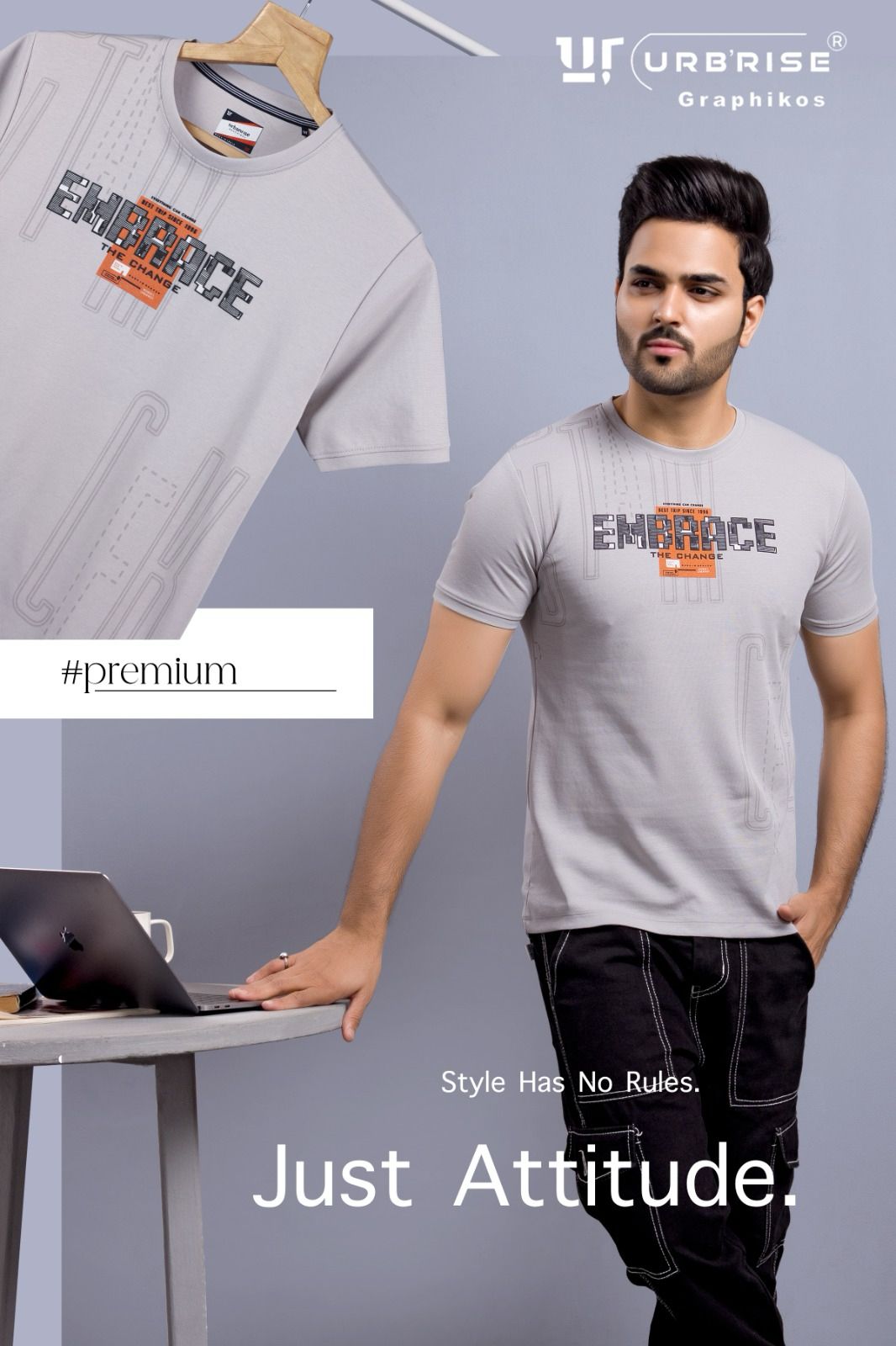 Style 1865-1872 Urbanrise Canvas Mens Tshirts Supplier