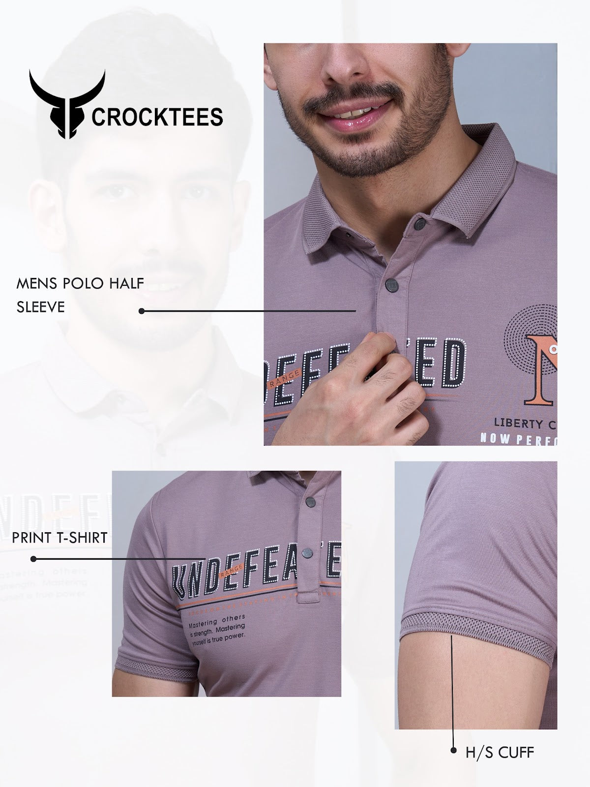 Style 2327 Crocktees Tencil Lycra Mens Tshirts Supplier