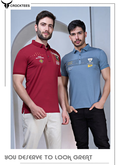 Style 2327 Crocktees Tencil Lycra Mens Tshirts Supplier