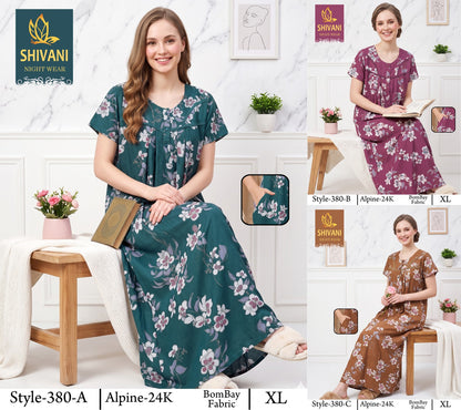 Style 366-385 Shivani Alpine Night Gowns Wholesale Price