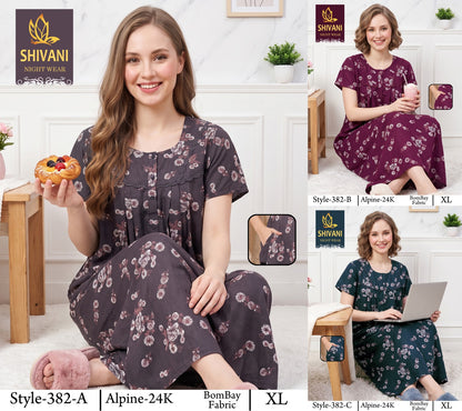Style 366-385 Shivani Alpine Night Gowns Wholesale Price