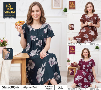 Style 366-385 Shivani Alpine Night Gowns Wholesale Price
