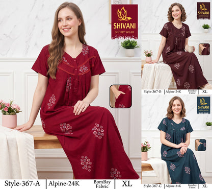 Style 366-385 Shivani Alpine Night Gowns Wholesale Price