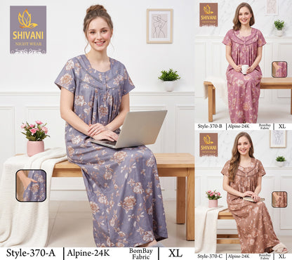 Style 366-385 Shivani Alpine Night Gowns Wholesale Price