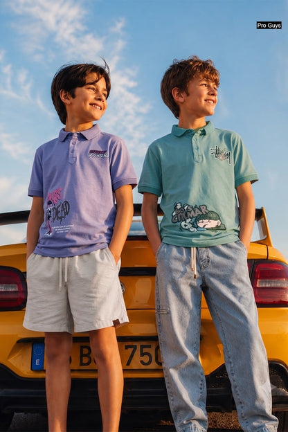 Style 4045 Pro Guys Tencil Lycra Boys Tshirt Wholesale Price