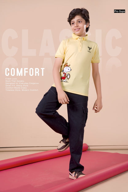 Style 4045 Pro Guys Tencil Lycra Boys Tshirt Wholesale Price