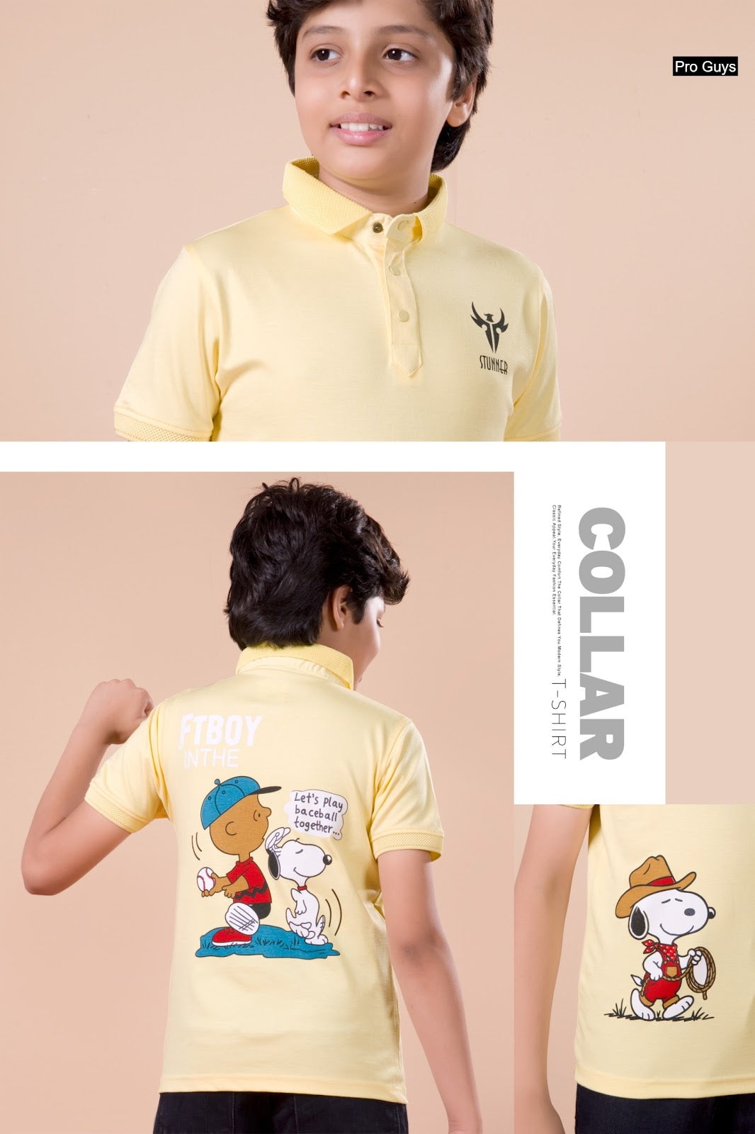 Style 4045 Pro Guys Tencil Lycra Boys Tshirt Wholesale Price