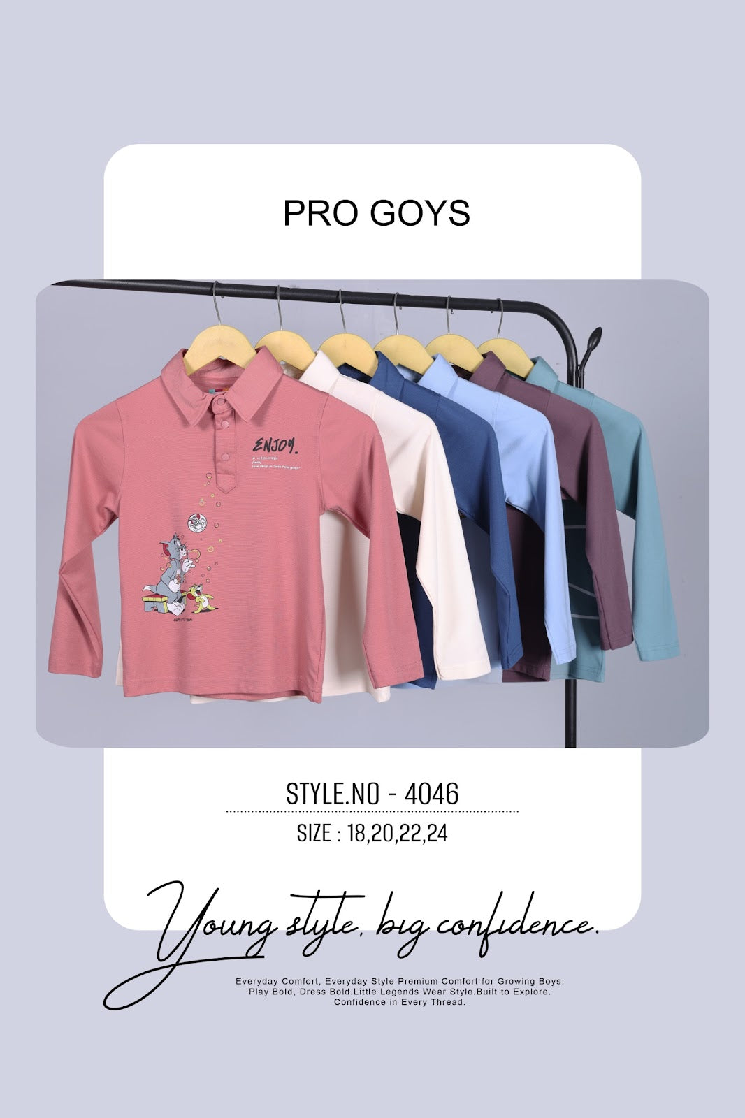 Style 4046 Pro Guys Imported Boys Tshirt Supplier Ahmedabad