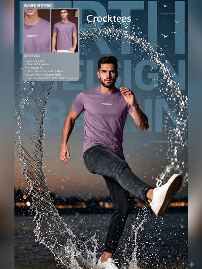 Style 5171 Crocktees Knit Mens Tshirts Exporter Gujarat
