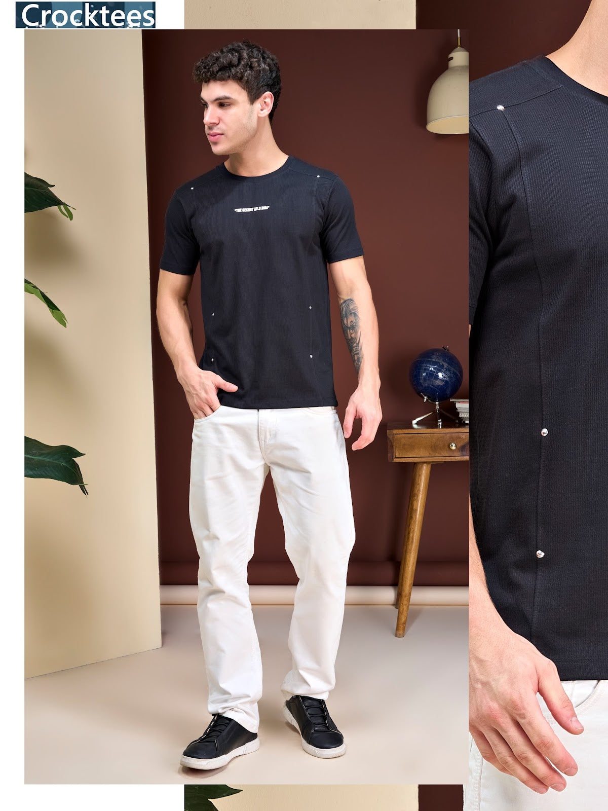 Style 5171 Crocktees Knit Mens Tshirts Exporter Gujarat