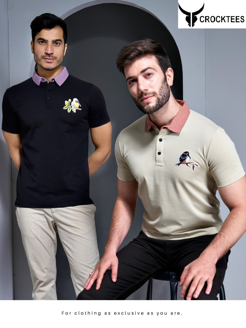 Style 7071 Crocktees Cotton Mens Tshirts Supplier Ahmedabad