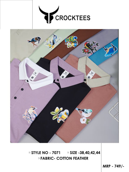 Style 7071 Crocktees Cotton Mens Tshirts Supplier Ahmedabad