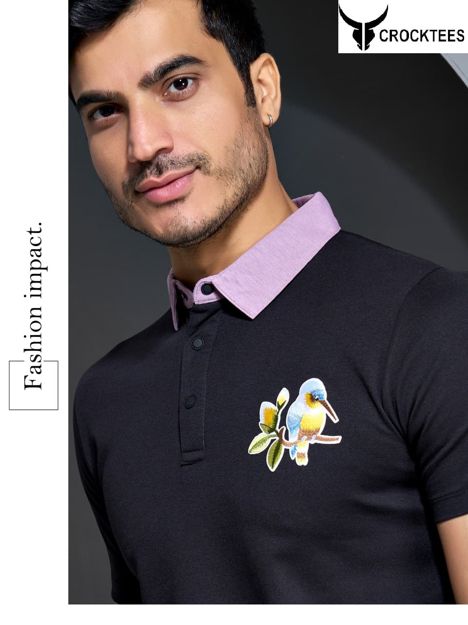 Style 7071 Crocktees Cotton Mens Tshirts Supplier Ahmedabad
