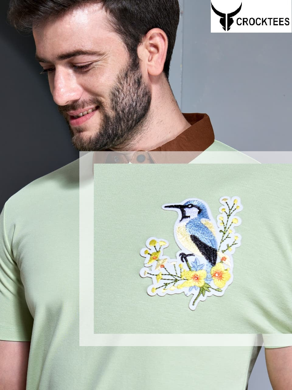 Style 7071 Crocktees Cotton Mens Tshirts Supplier Ahmedabad