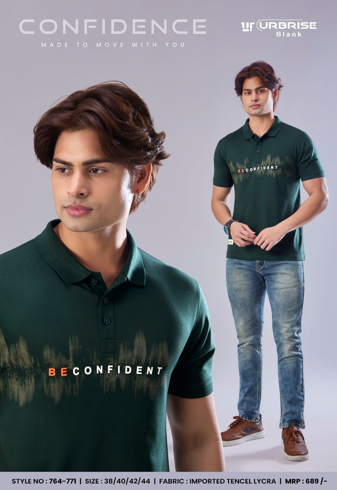 Style 764-771 Urbanrise Imported Mens Tshirts Manufacturer Ahmedabad