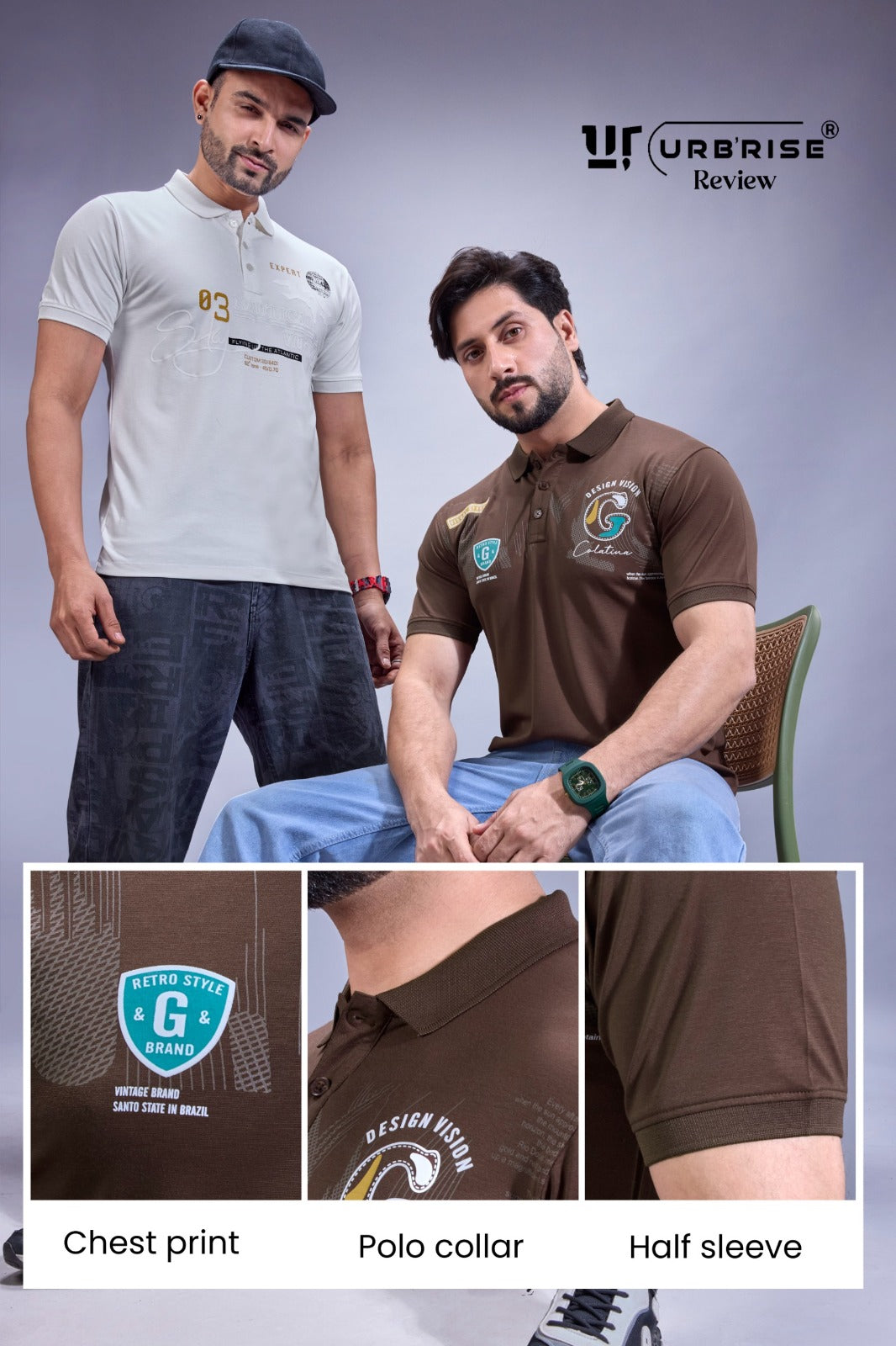 Style 787-794 Urbanrise Tencil Lycra Mens Tshirts Exporter Ahmedabad