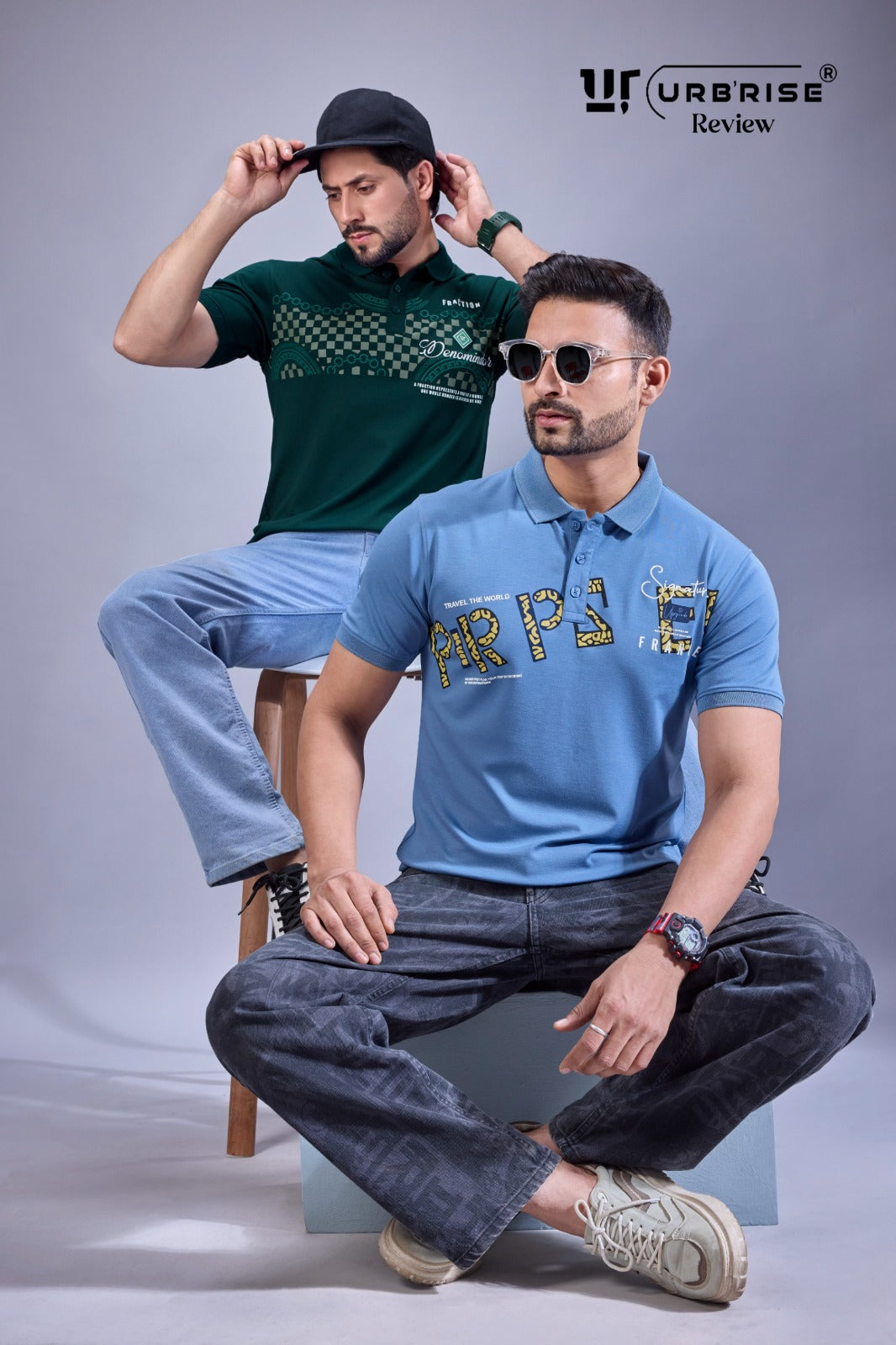 Style 787-794 Urbanrise Tencil Lycra Mens Tshirts Exporter Ahmedabad