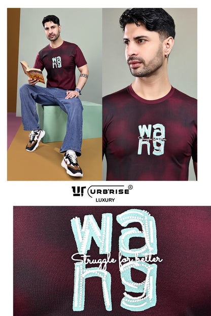 Style 864-871 Urbanrise Imported Lycra Mens Tshirts Manufacturer Ahmedabad