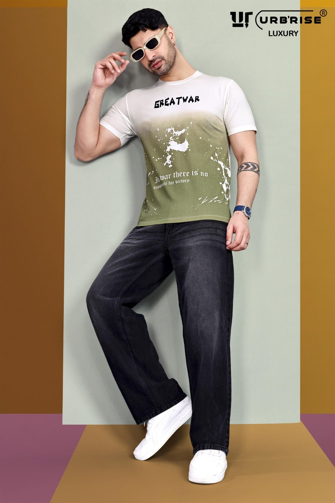 Style 864-871 Urbanrise Imported Lycra Mens Tshirts Manufacturer Ahmedabad