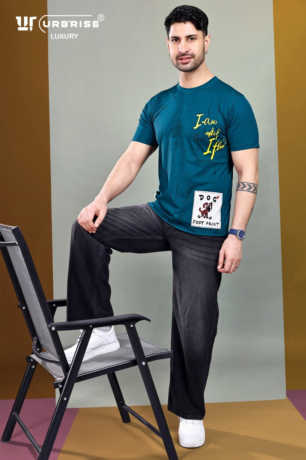 Style 864-871 Urbanrise Imported Lycra Mens Tshirts Manufacturer Ahmedabad
