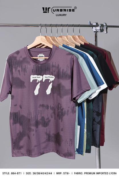 Style 864-871 Urbanrise Imported Lycra Mens Tshirts Manufacturer Ahmedabad