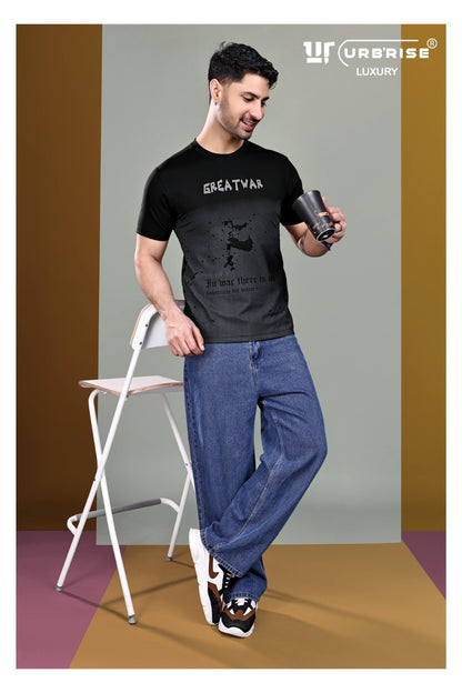 Style 864-871 Urbanrise Imported Lycra Mens Tshirts Manufacturer Ahmedabad