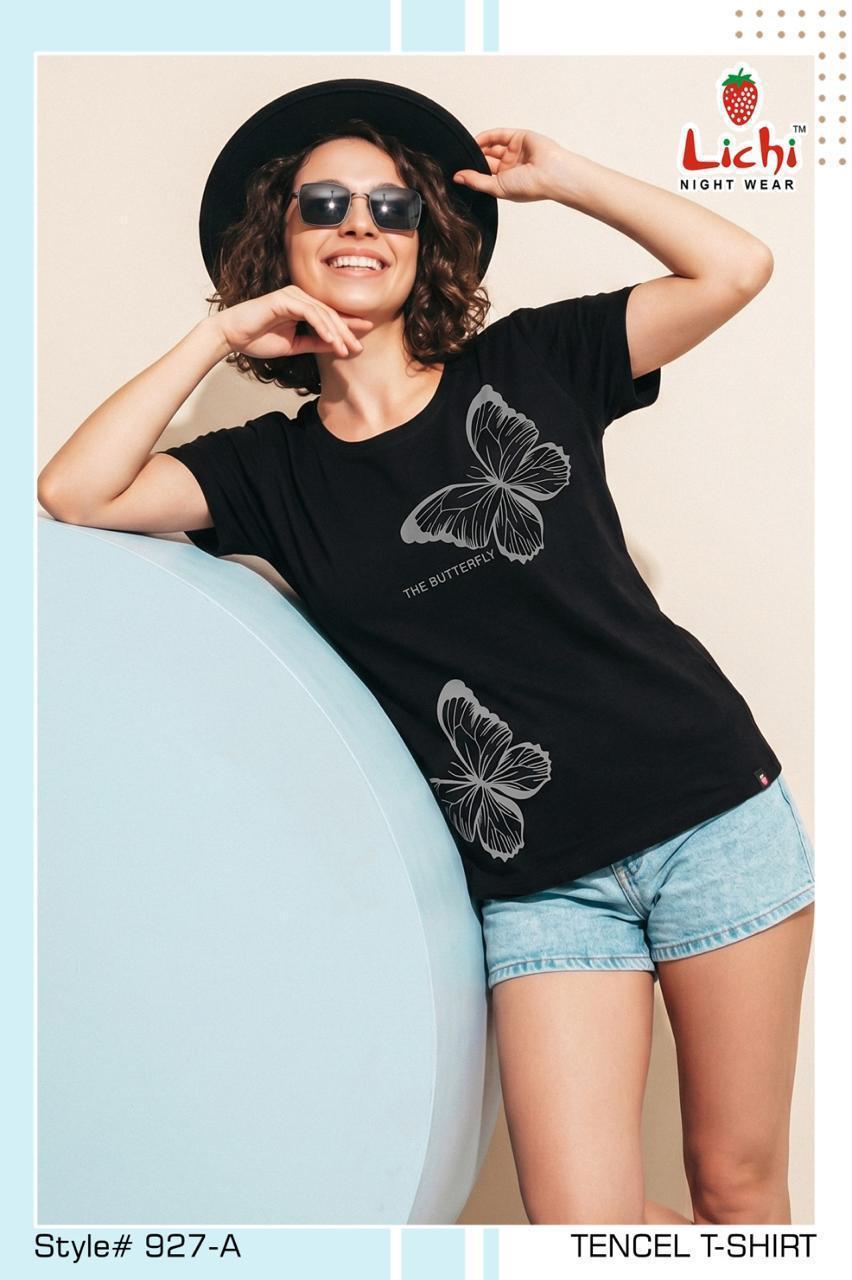 Style 927 Lichi Tencil Women Tshirt Exporter Gujarat