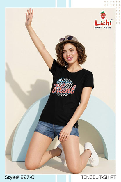 Style 927 Lichi Tencil Women Tshirt Exporter Gujarat