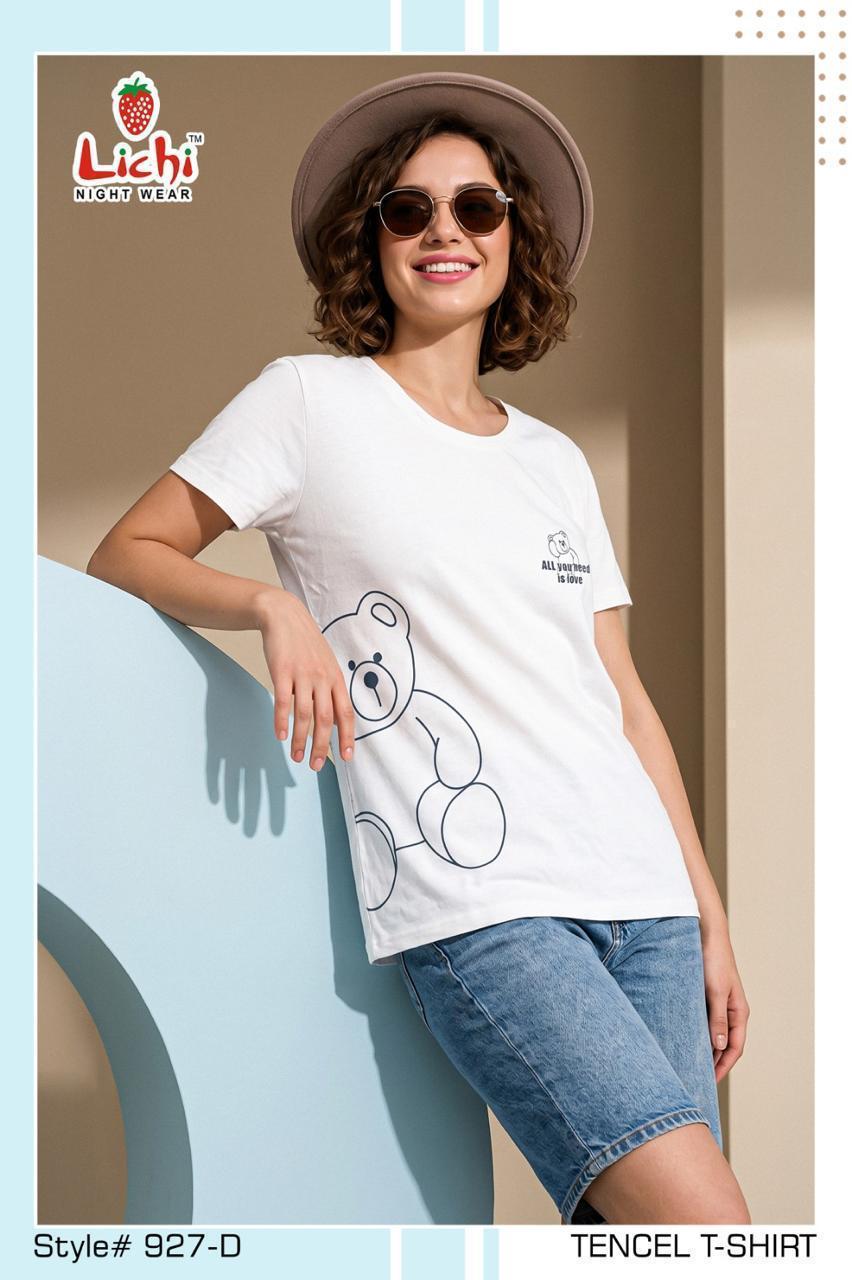Style 927 Lichi Tencil Women Tshirt Exporter Gujarat