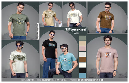 Style 937-944 Urbanrise Looper Mens Tshirts Exporter