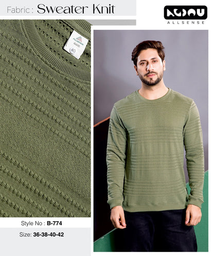 Style B 774 Allsense Knit Mens Tshirts Wholesaler