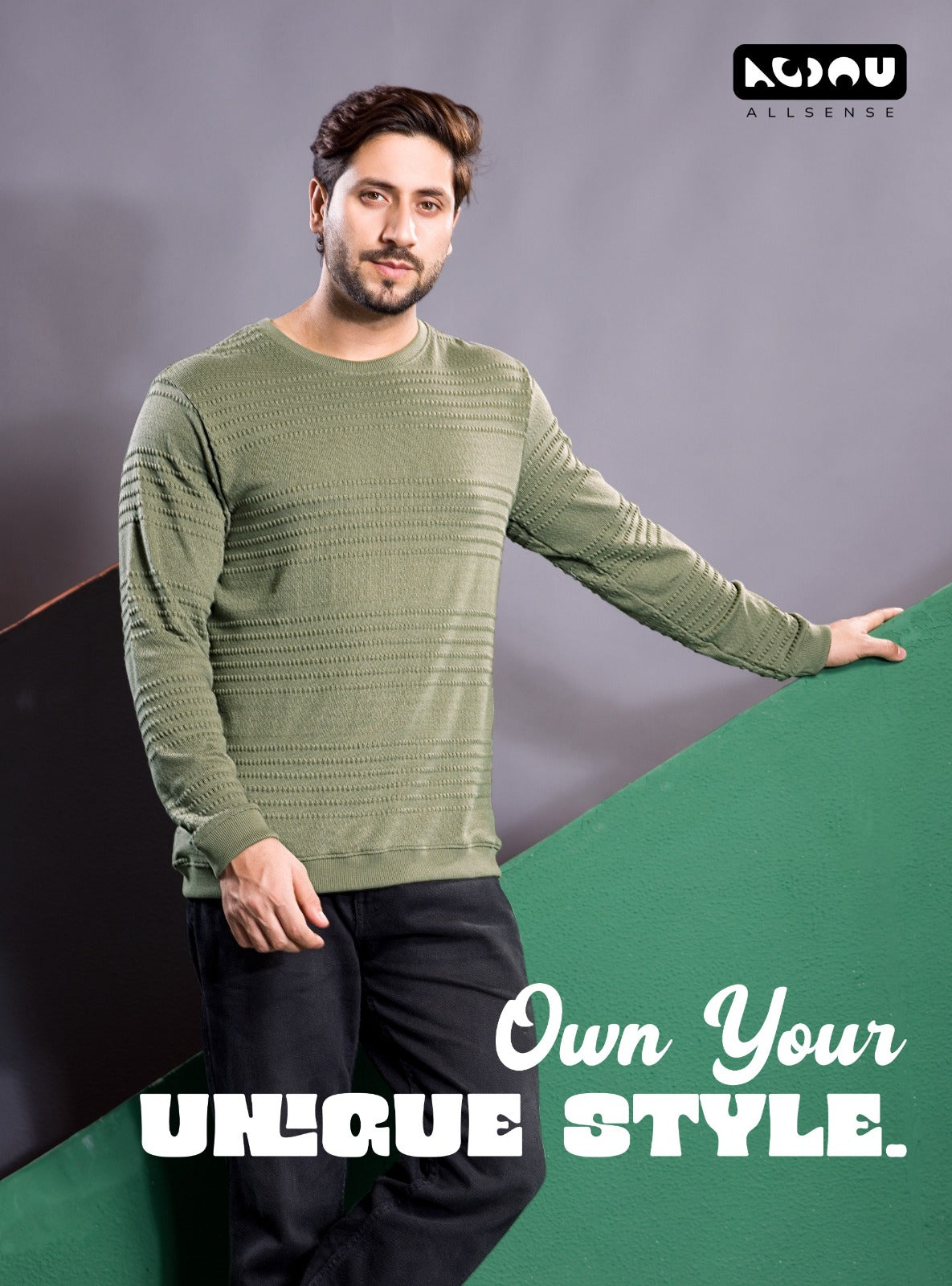 Style B 774 Allsense Knit Mens Tshirts Wholesaler