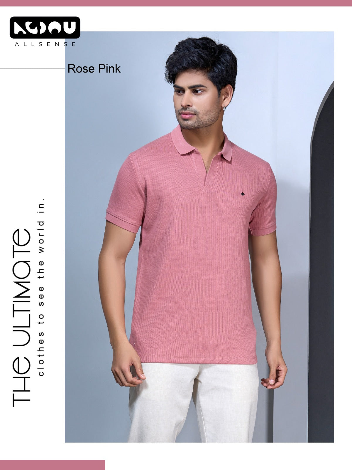 Style B 784 Allsense Interlock Mens Tshirts Exporter Gujarat