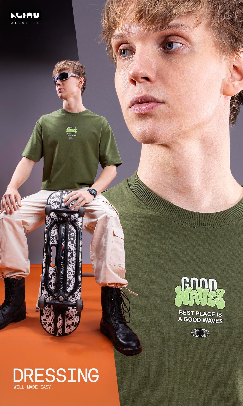 Style B 896 Oversize Allsense Cotton Mens Tshirts Manufacturer Ahmedabad