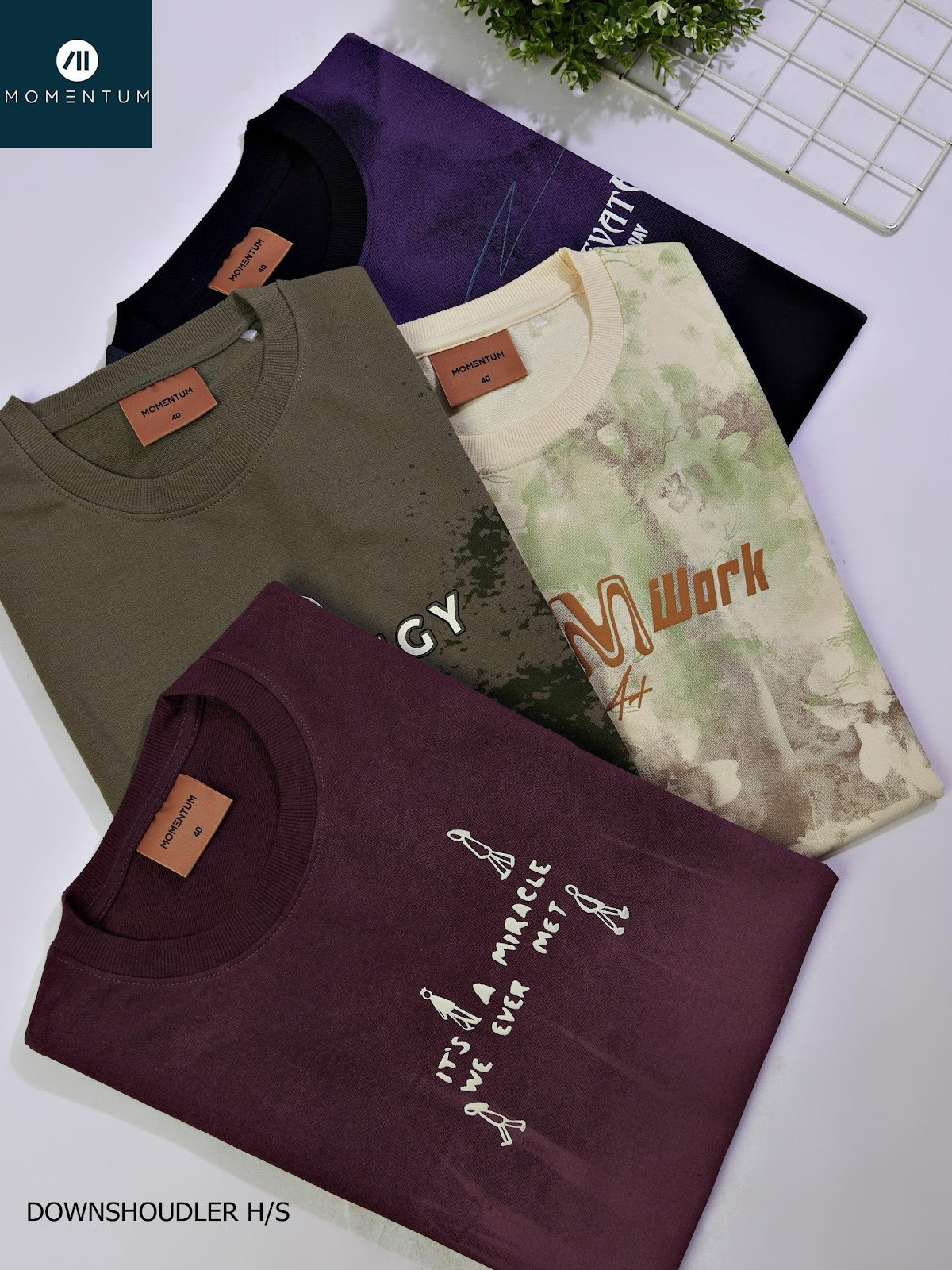 Style Code 214 Momentum Cotton Looper Mens Tshirts Wholesale