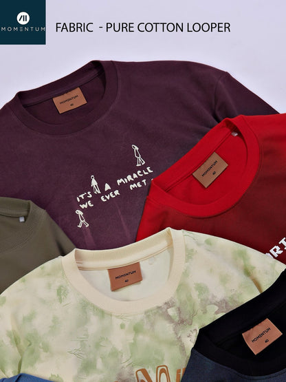 Style Code 214 Momentum Cotton Looper Mens Tshirts Wholesale