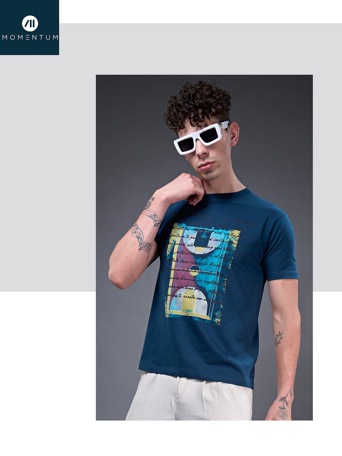 Style Code 224 Momentum Cotton Biowashed Mens Tshirts Supplier
