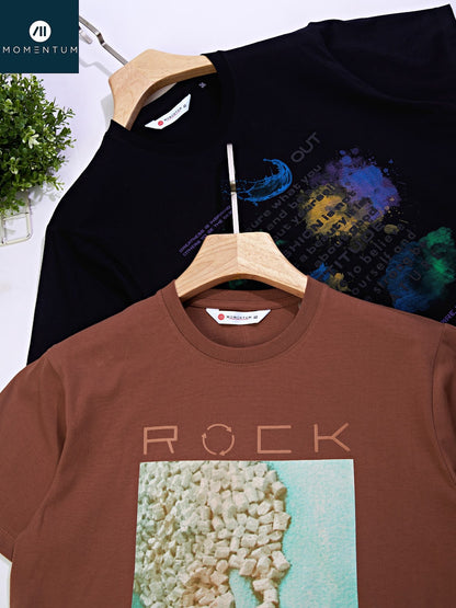 Style Code 224 Momentum Cotton Biowashed Mens Tshirts Supplier
