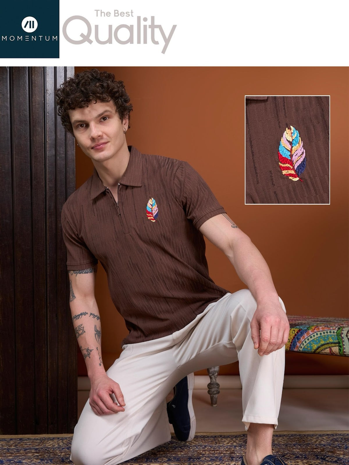 Style Code 225 Momentum Lycra Mens Tshirts Manufacturer Ahmedabad