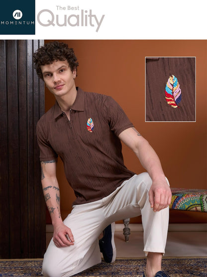 Style Code 225 Momentum Lycra Mens Tshirts Manufacturer Ahmedabad