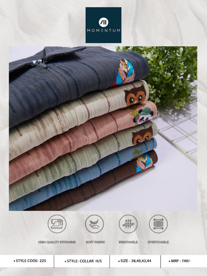 Style Code 225 Momentum Lycra Mens Tshirts Manufacturer Ahmedabad