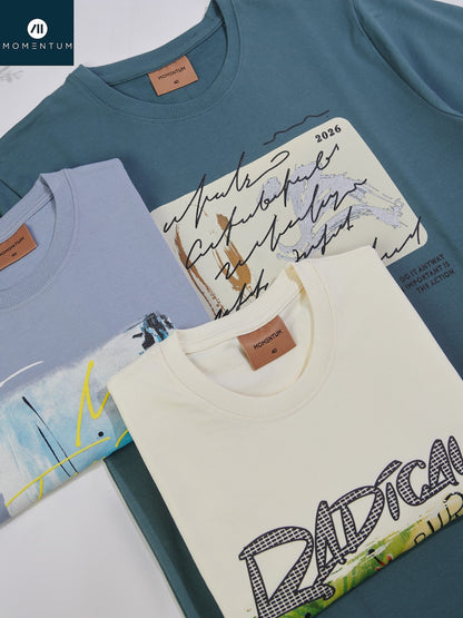 Style Code 237 Momentum Cotton Looper Mens Tshirts Wholesaler Gujarat
