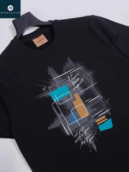 Style Code 237 Momentum Cotton Looper Mens Tshirts Wholesaler Gujarat