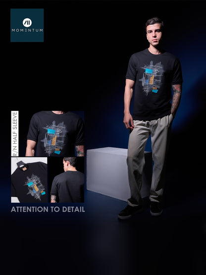 Style Code 237 Momentum Cotton Looper Mens Tshirts Wholesaler Gujarat