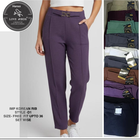 Style D1 Hanso Imported Women Pants Supplier India